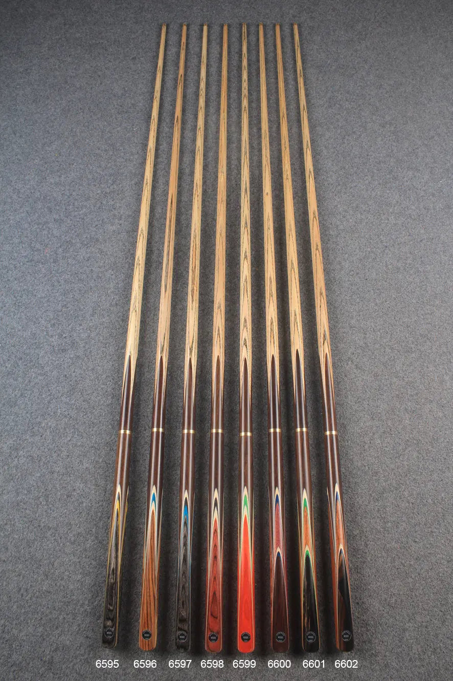 3/4 ash chinese 8 ball pool cue #6595 - #6602 WOODS CUES