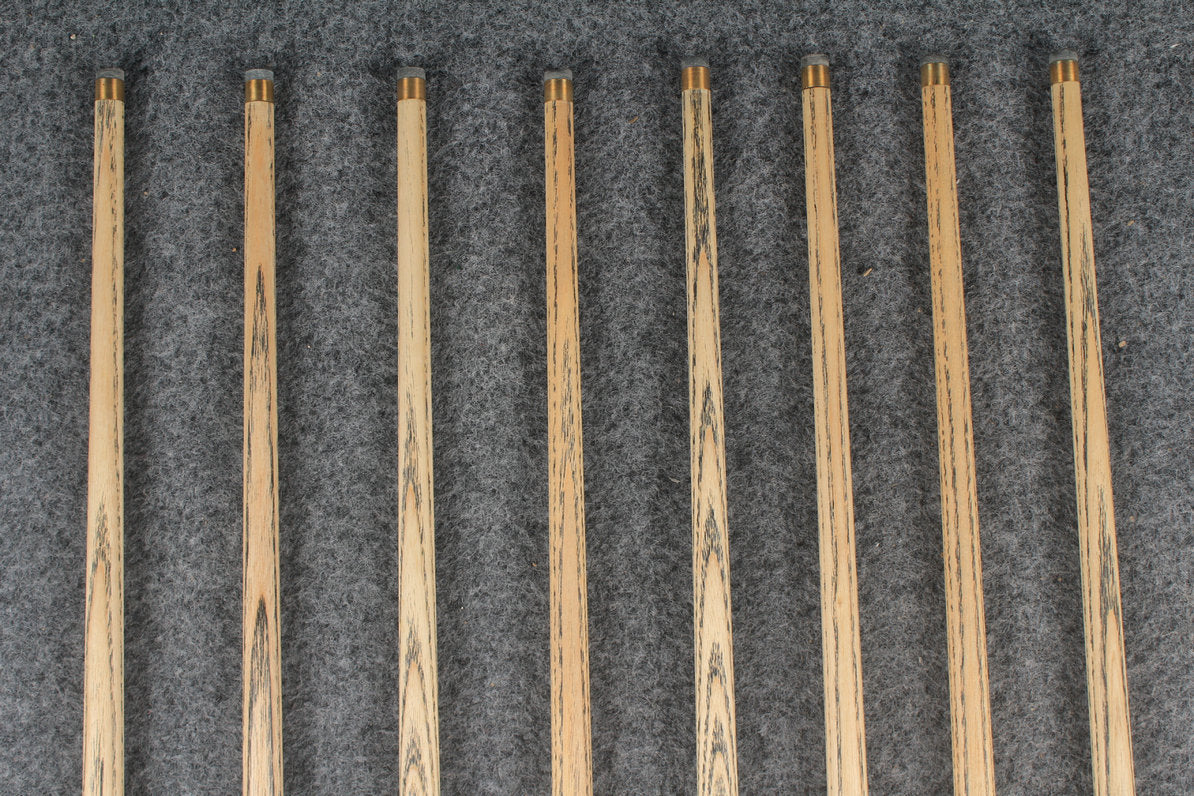 3/4 ash chinese 8 ball pool cue #6595 - #6602 WOODS CUES