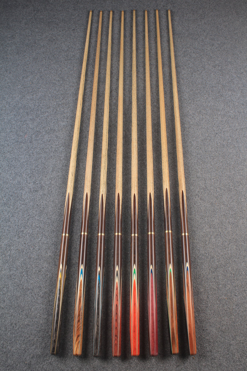 3/4 ash chinese 8 ball pool cue #6595 - #6602 WOODS CUES