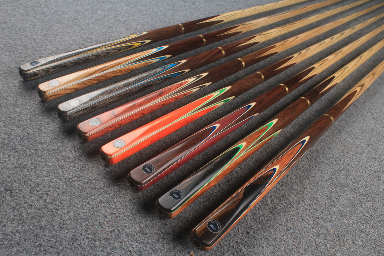 3/4 ash chinese 8 ball pool cue #6595 - #6602 WOODS CUES