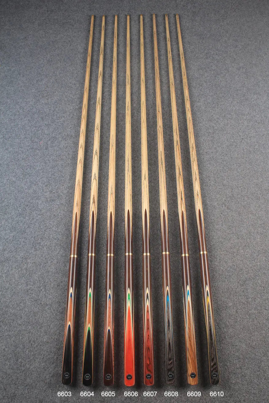 3/4 ash chinese 8 ball pool cue #6603 - #6610 WOODS CUES
