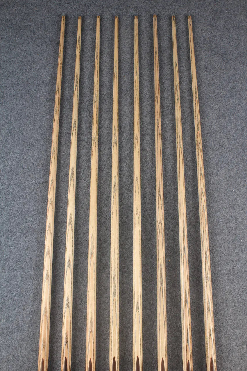 3/4 ash chinese 8 ball pool cue #6603 - #6610 WOODS CUES