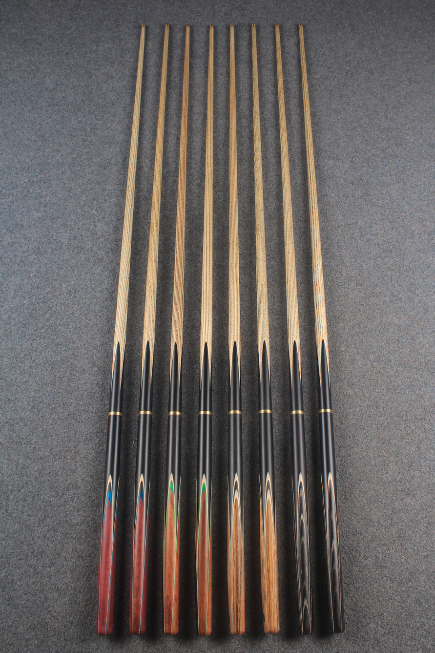 3/4 ash chinese 8 ball pool cue #6611 - #6618 WOODS CUES