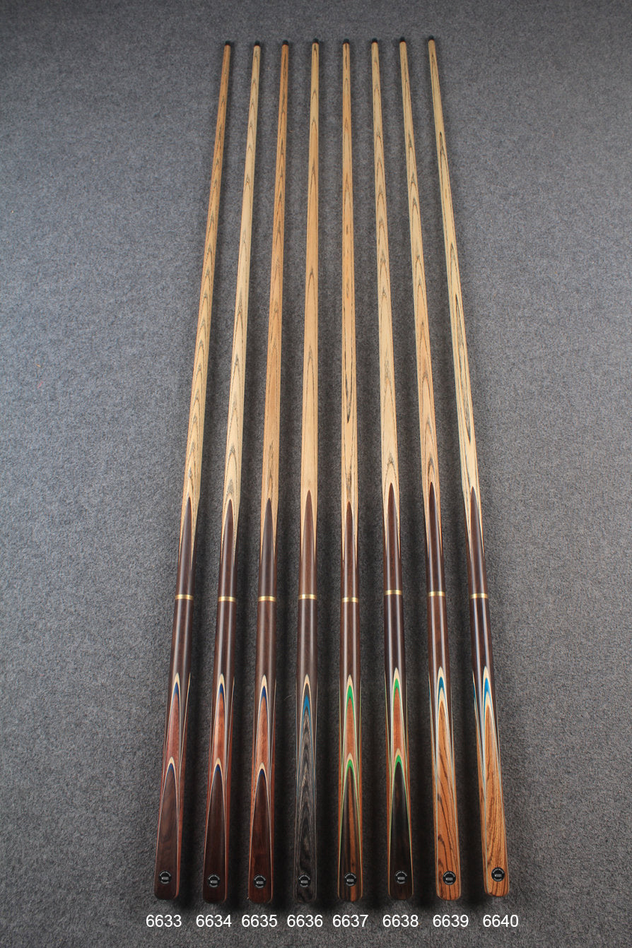 3/4 ash chinese 8 ball pool cue #6633 - #6640 WOODS CUES