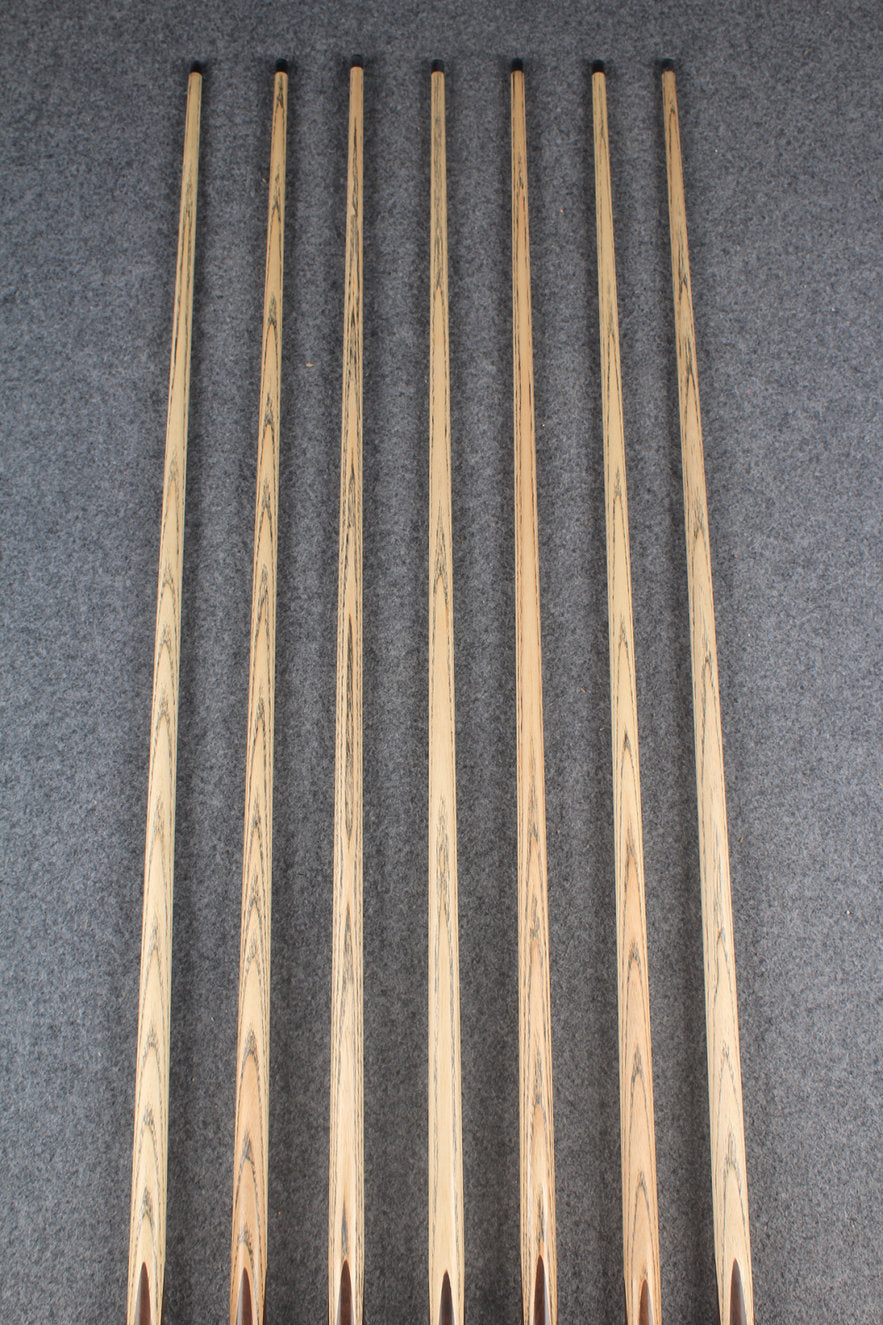 3/4 ash chinese 8 ball pool cue #6641 - #6647 WOODS CUES