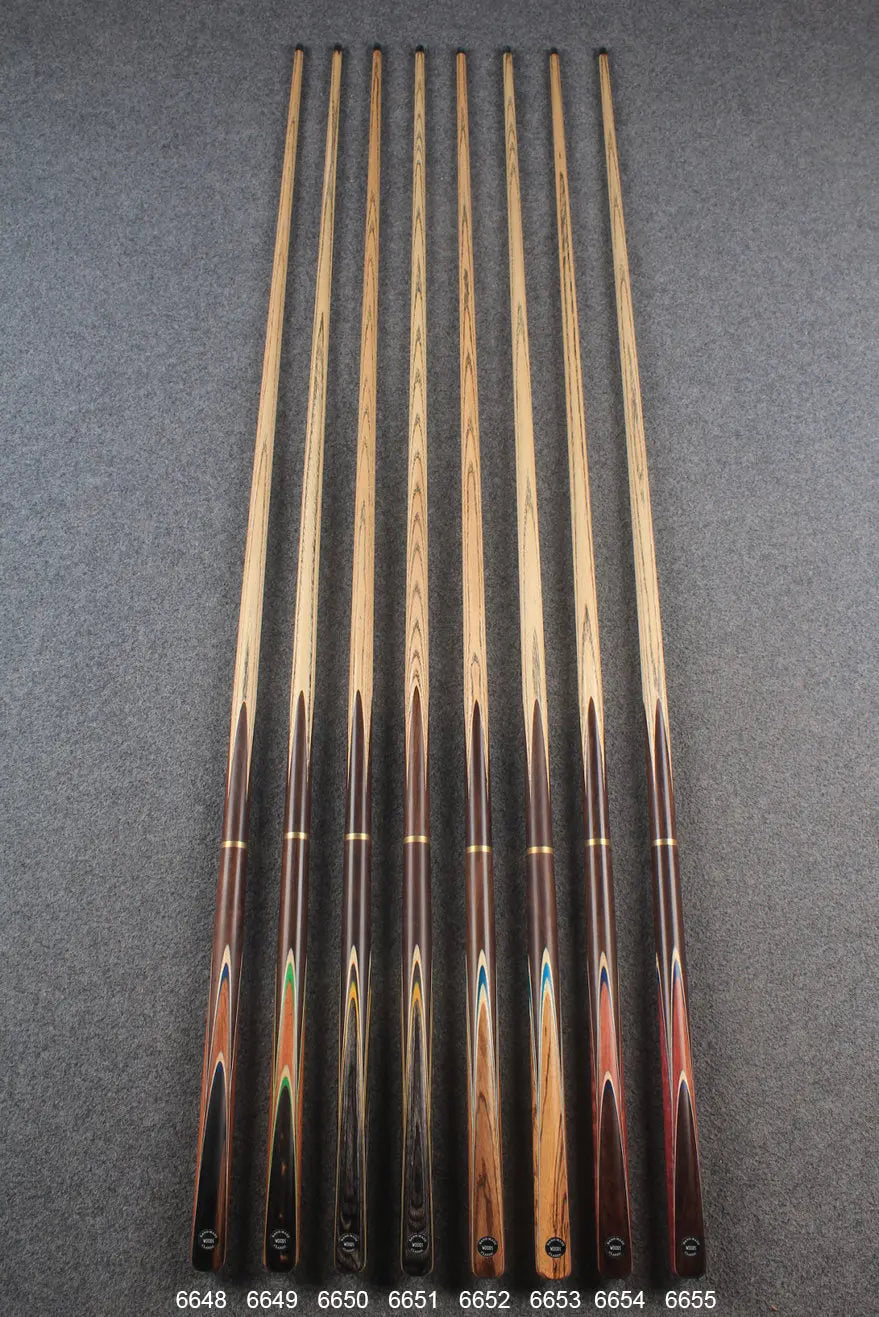 3/4 ash chinese 8 ball pool cue #6648 - #6655 WOODS CUES