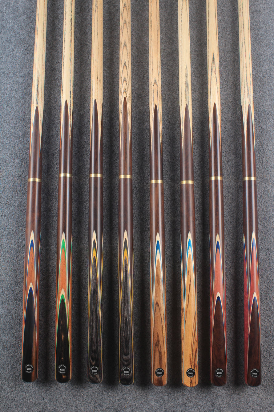 3/4 ash chinese 8 ball pool cue #6648 - #6655 WOODS CUES