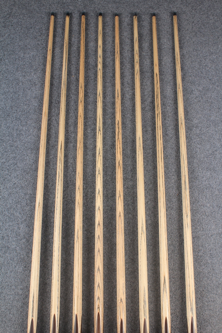 3/4 ash chinese 8 ball pool cue #6648 - #6655 WOODS CUES