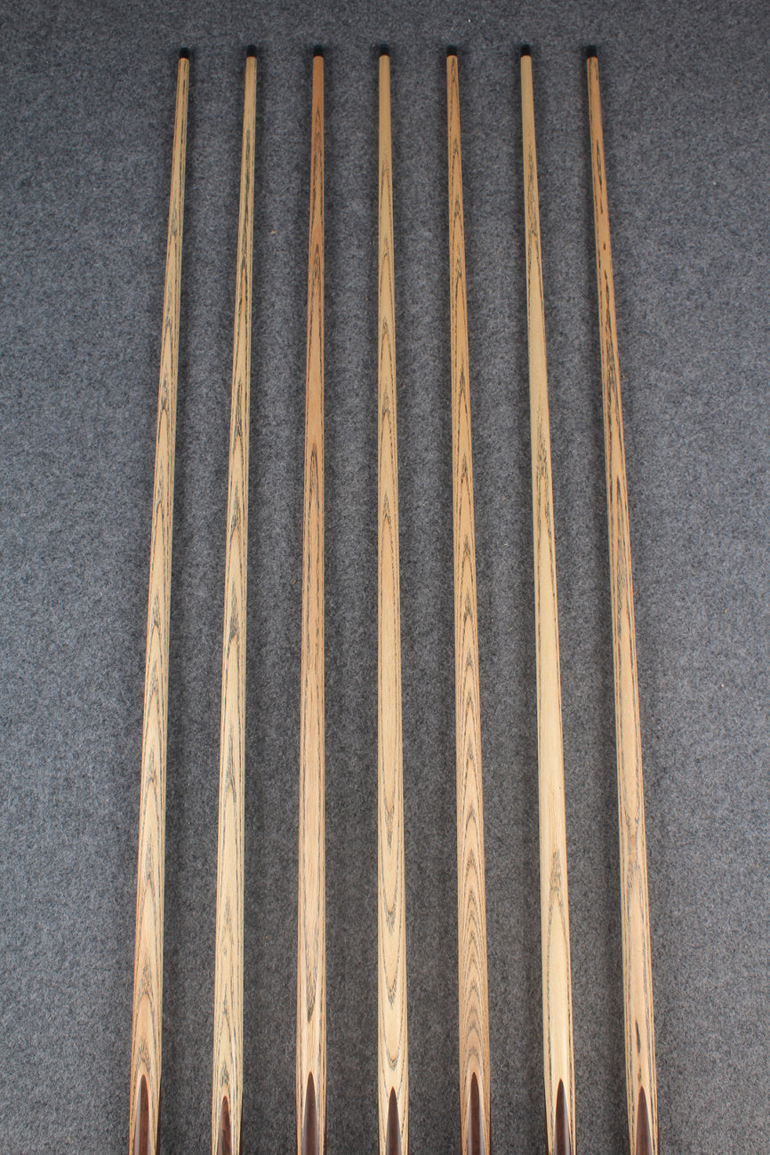 3/4 ash chinese 8 ball pool cue #6656 - #6662 WOODS CUES