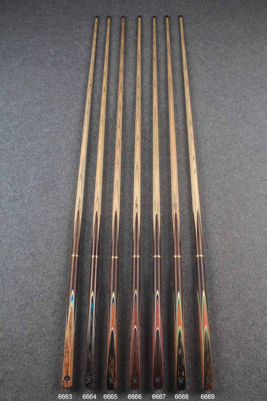 3/4 ash chinese 8 ball pool cue #6663 - #6669 WOODS CUES