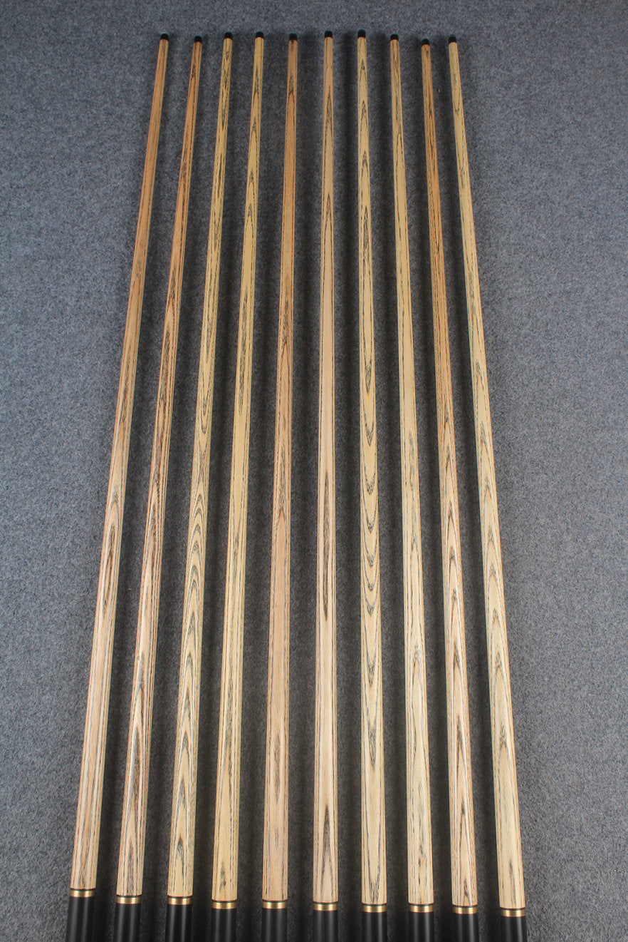 3/4 ash chinese 8 ball pool cue #6671 - #6680 WOODS CUES