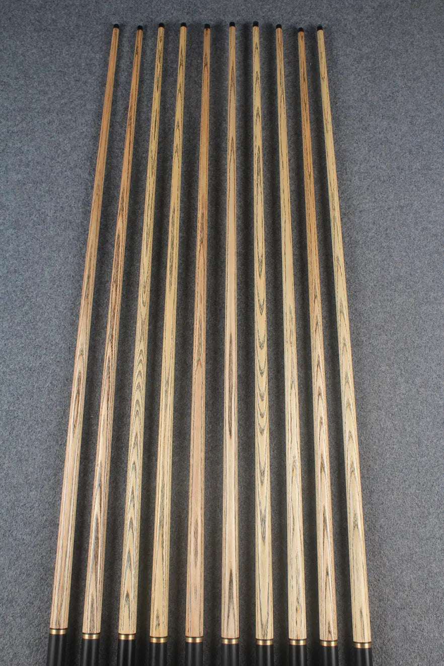 3/4 ash chinese 8 ball pool cue #6671 - #6680 WOODS CUES