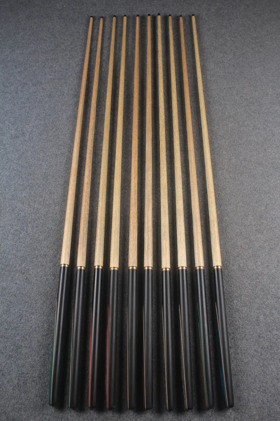3/4 ash chinese 8 ball pool cue #6671 - #6680 WOODS CUES