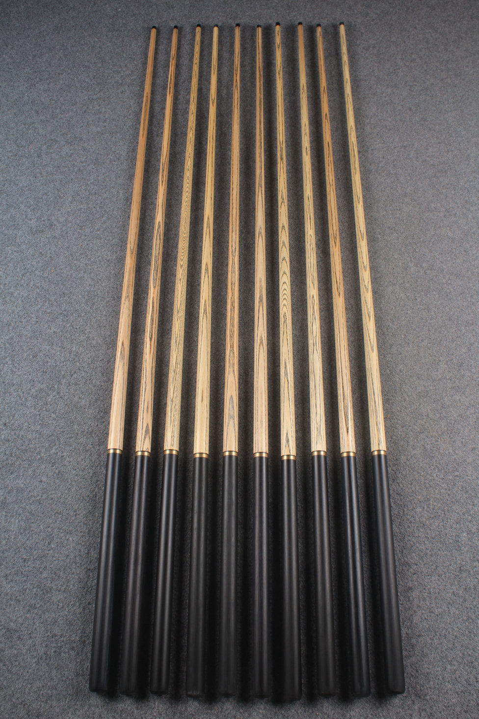 3/4 ash chinese 8 ball pool cue #6671 - #6680 WOODS CUES