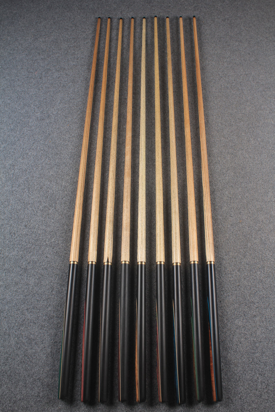 3/4 ash chinese 8 ball pool cue #6681 - #6689 WOODS CUES