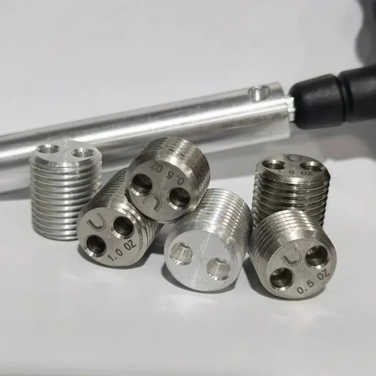 Predator Uni-Loc Weight Cartridge Kit - Adjustable Pool Cue Weight System WOODS CUES