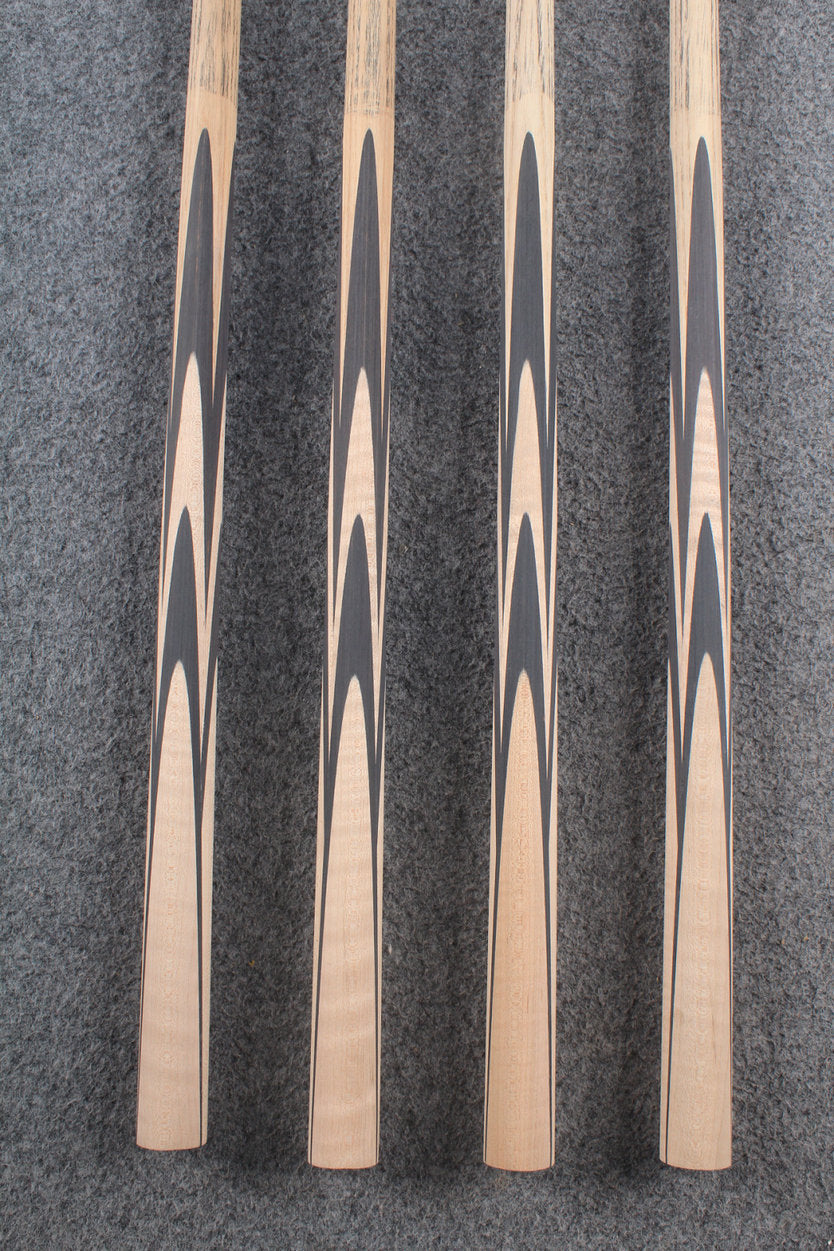 custom-made: woods 1 piece handmade ASH snooker / pool cue #83-#86 - made to order WOODS CUES