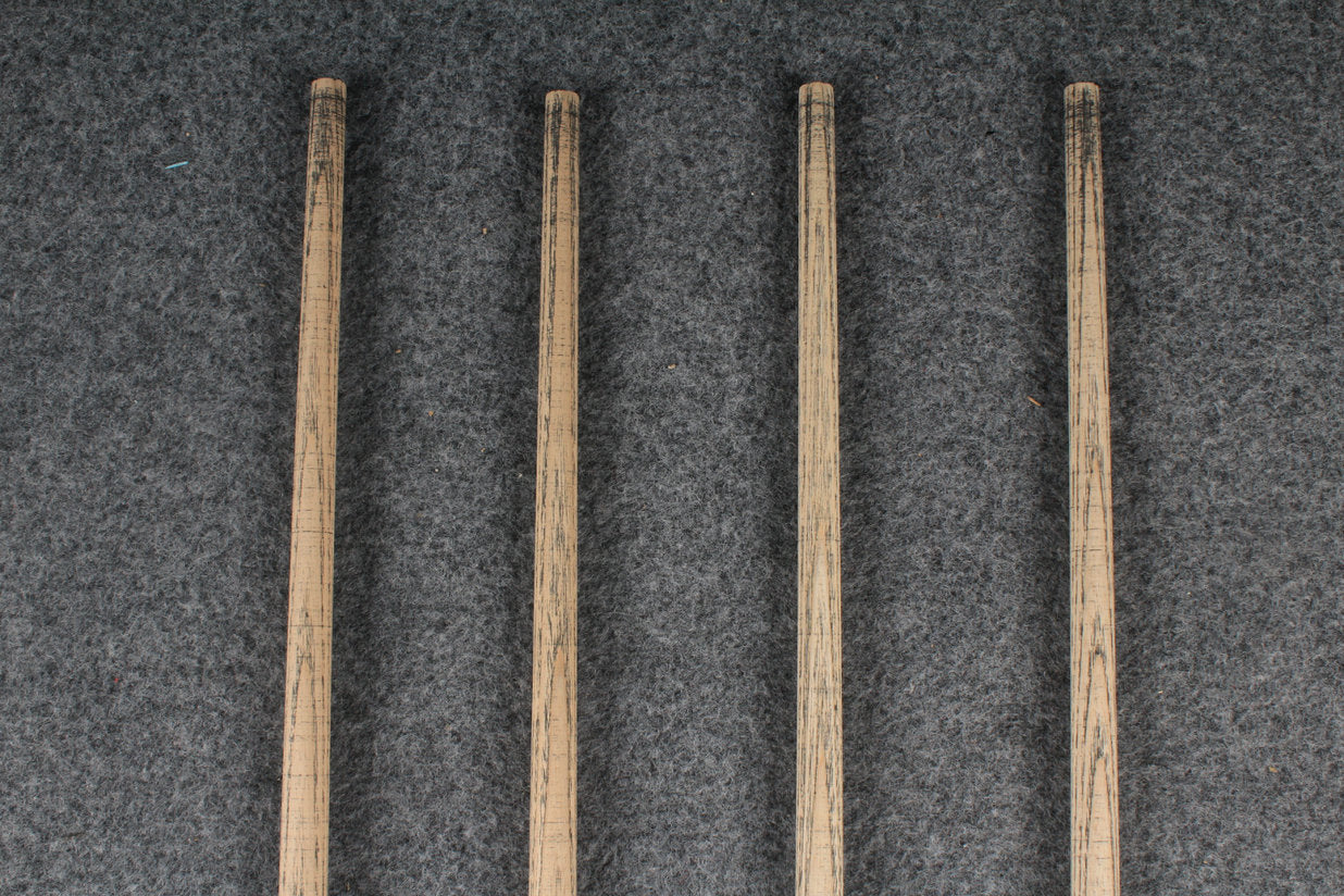 custom-made: woods 1 piece handmade ASH snooker / pool cue #83-#86 - made to order WOODS CUES
