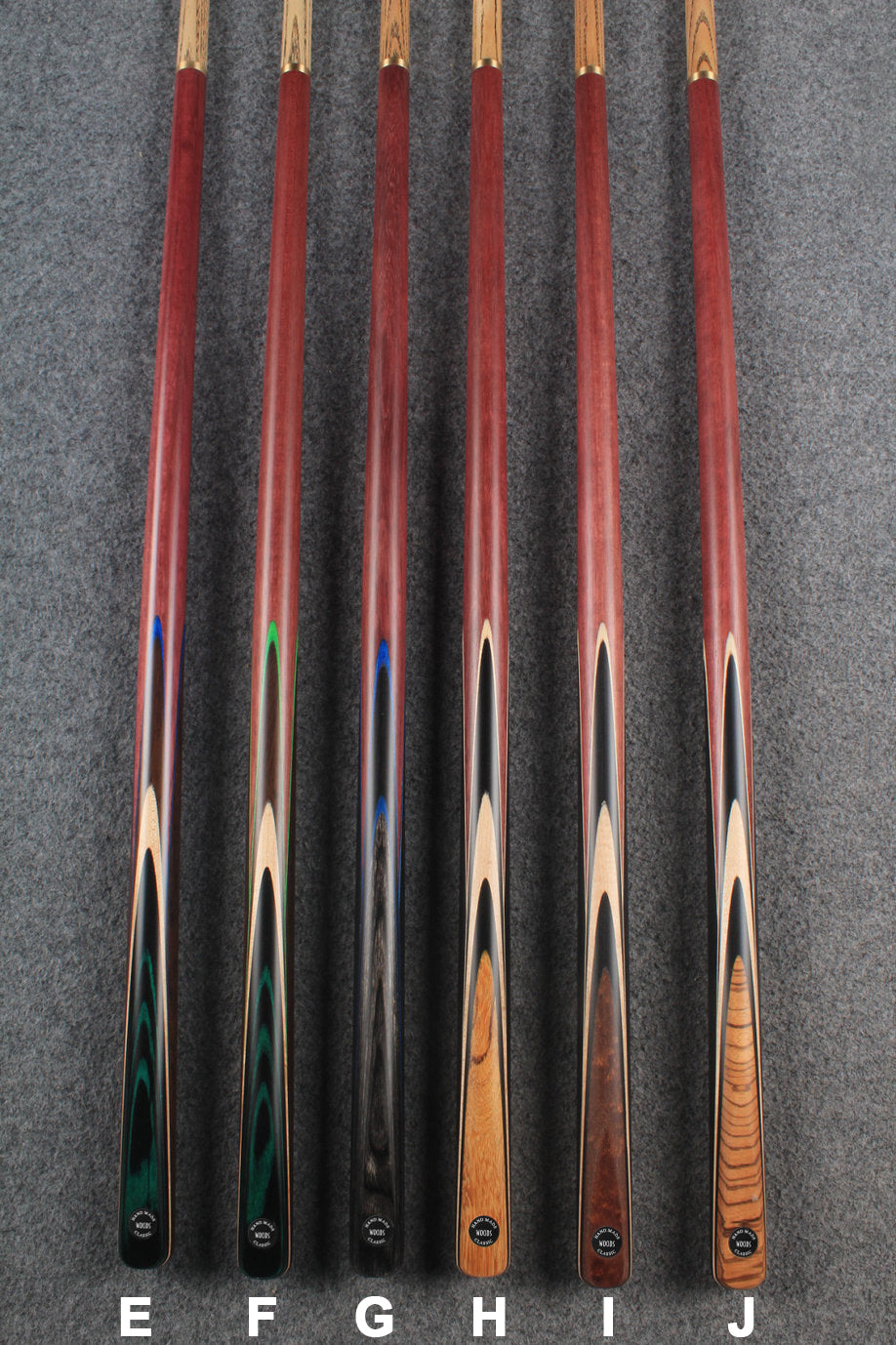 1/2 ash snooker cue WOODS CUES