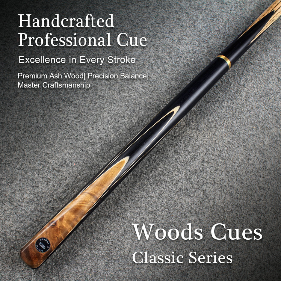 Woods Cues Classic Series — Handcrafted 3/4 Snooker Cue WOODS CUES