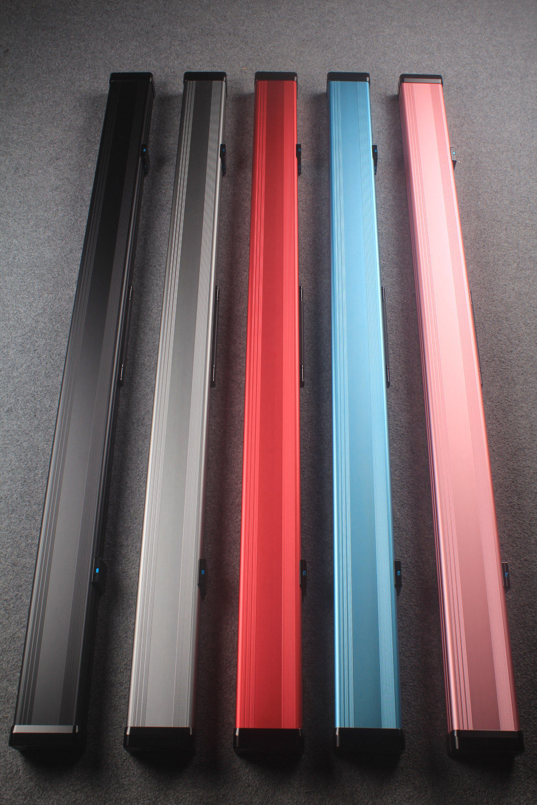Premium Aluminium one piece Snooker Cue Case – 3 Slots WOODS CUES
