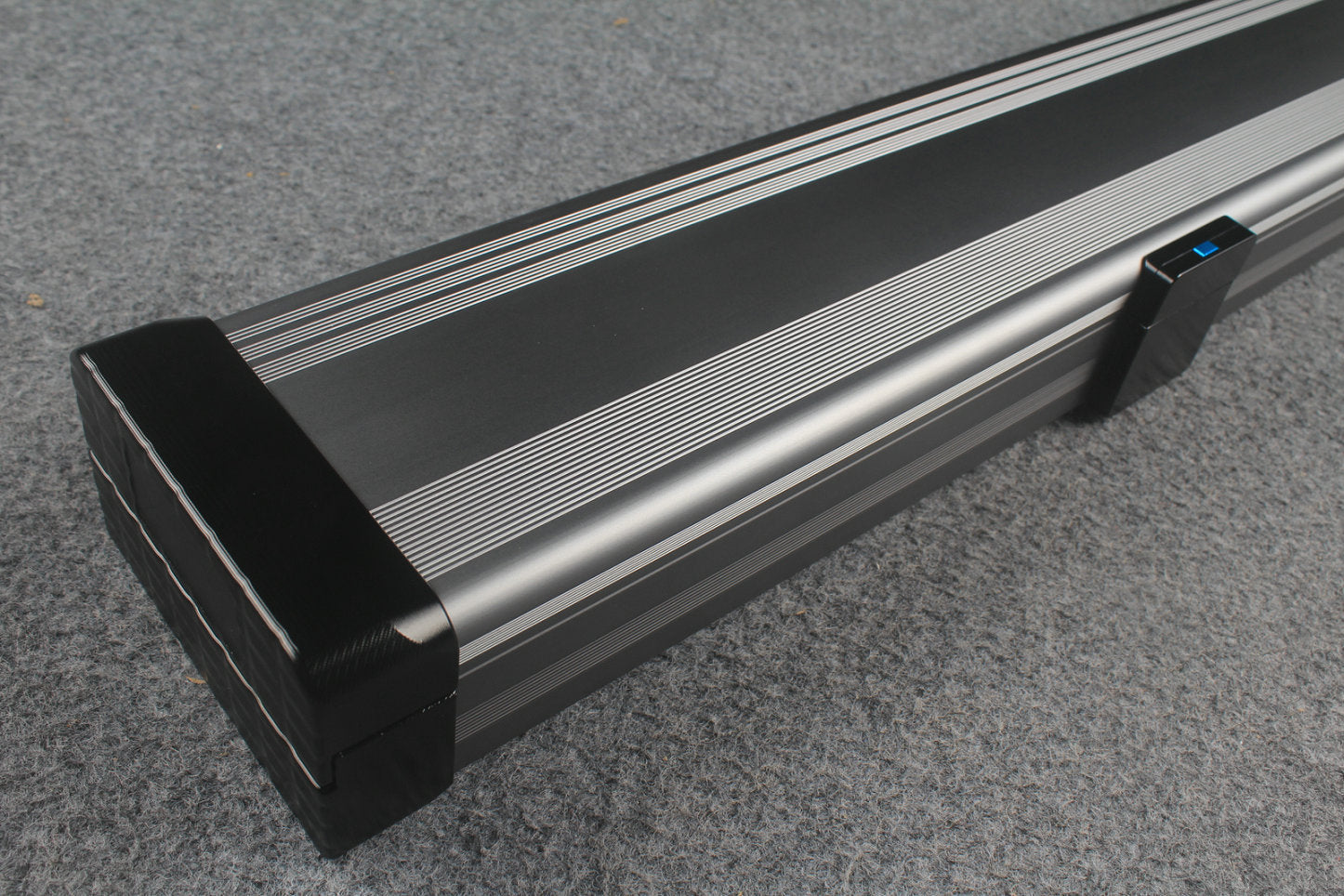 Premium Aluminium one piece Snooker Cue Case – 3 Slots WOODS CUES