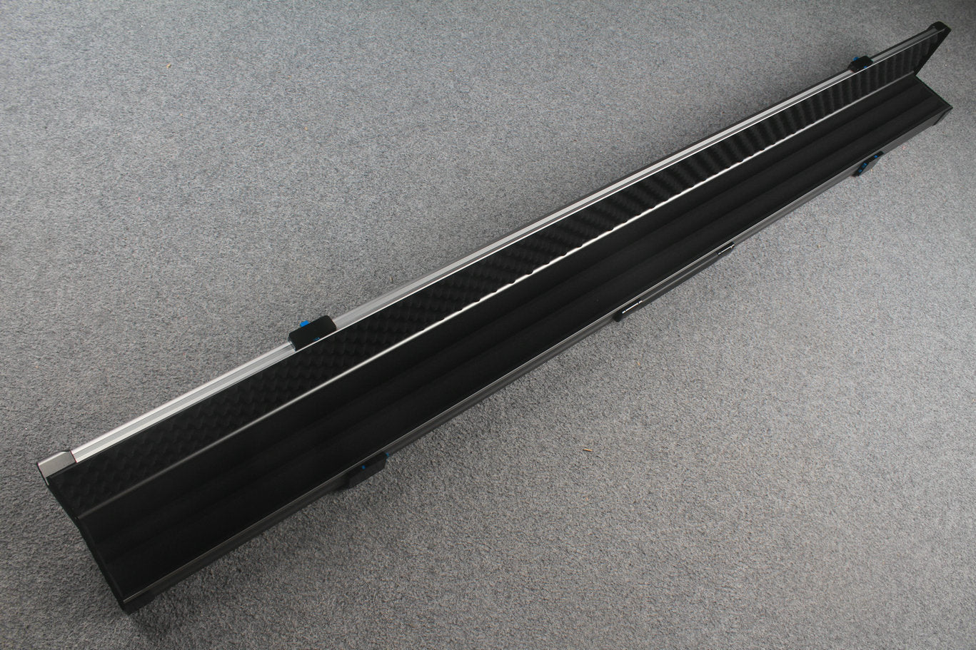 Premium Aluminium one piece Snooker Cue Case – 3 Slots WOODS CUES