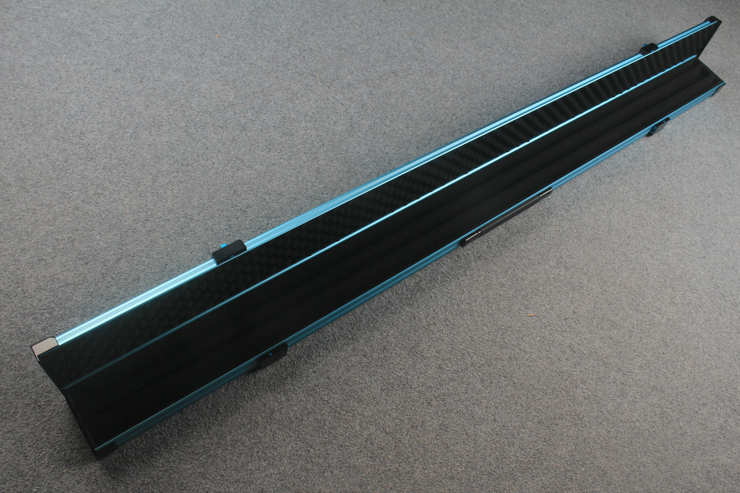 Premium Aluminium one piece Snooker Cue Case – 3 Slots WOODS CUES