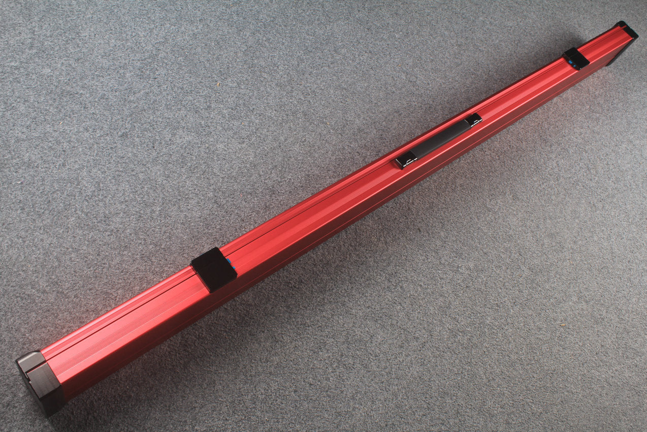 Premium Aluminium one piece Snooker Cue Case – 3 Slots WOODS CUES