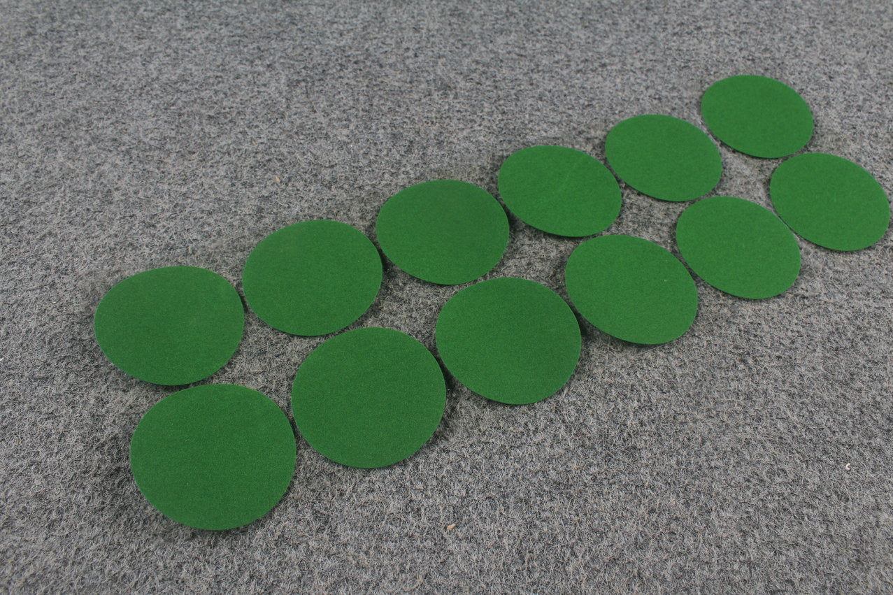 12 pcs Round Self-Adhesive Pool Snooker Spot Stickers - Billiard Tablecloth Repair Patches for Accurate Placement WOODS CUES