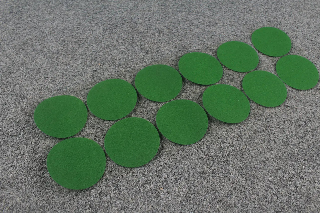12 pcs Round Self-Adhesive Pool Snooker Spot Stickers - Billiard Tablecloth Repair Patches for Accurate Placement WOODS CUES