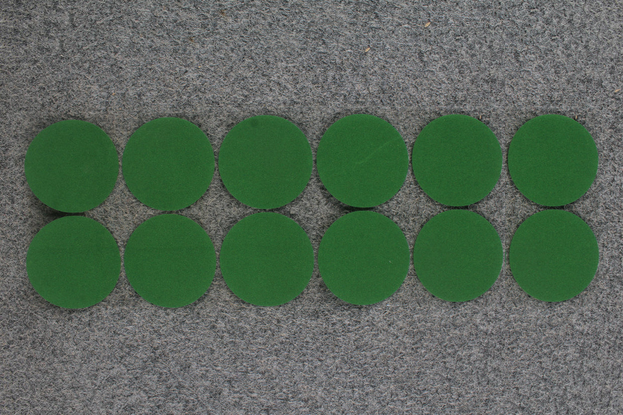 12 pcs Round Self-Adhesive Pool Snooker Spot Stickers - Billiard Tablecloth Repair Patches for Accurate Placement WOODS CUES