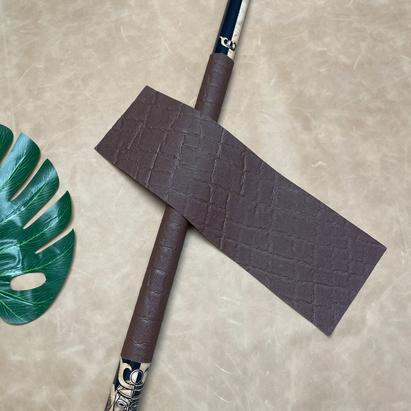 Pool Cue Leather Wrap – 25+ Textures | Premium Billiard Cue Grip WOODS CUES