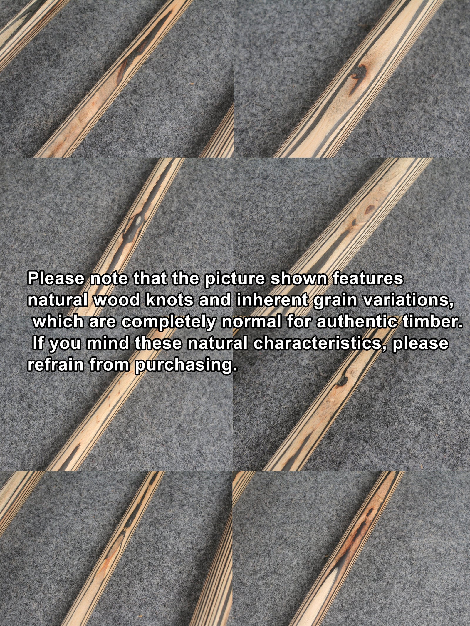 1-Piece black wood butt English Pool cue -8.5mm Tip WOODS CUES