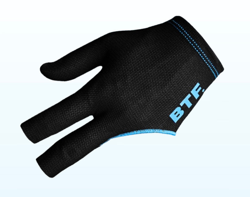 BTF Butterfly 3-Finger Billiard Glove | Non-Exposed & Exposed Finger | XL / L / M WOODS CUES