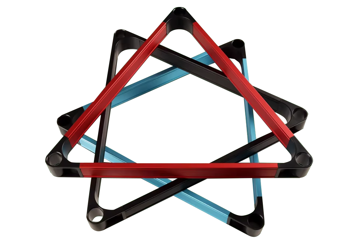 Premium Aluminum Alloy Triangle Rack for Chinese 8-Ball & Snooker WOODS CUES
