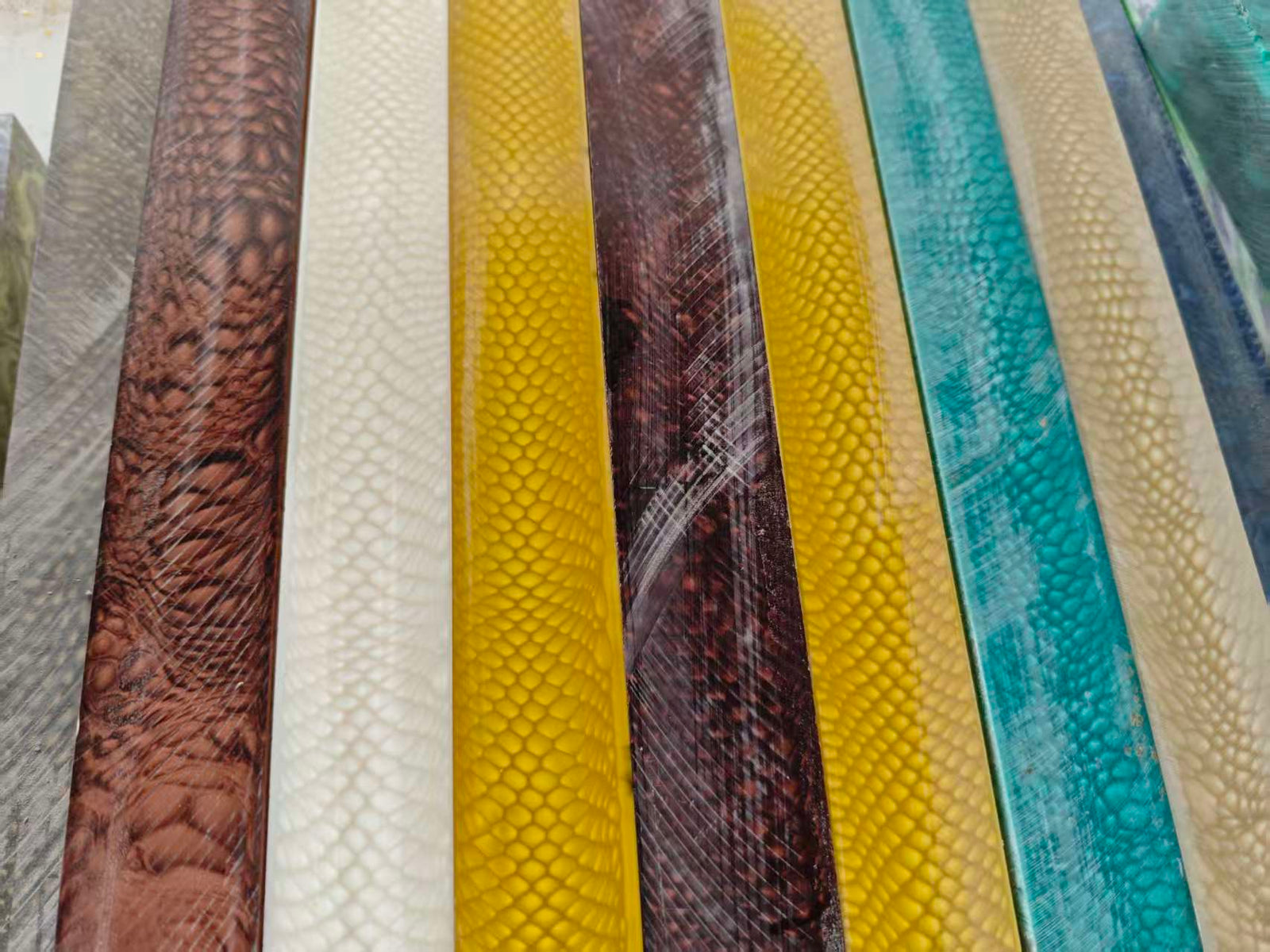 Resin square pool cues butt turning blanks snooker cue splices WOODS CUES