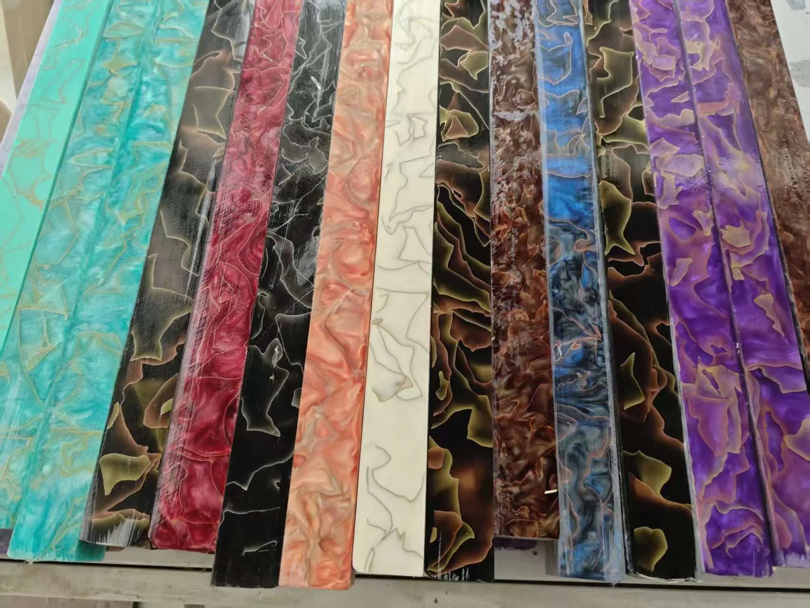 Resin square pool cues butt turning blanks snooker cue splices WOODS CUES