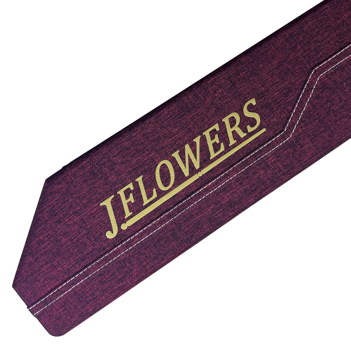 JF Premium Hard Cue Case - High-Capacity Billiard Pool Cue Carrying Case with Combination Lock & Luxury Storage for Cue Accessories J.FLOWERS