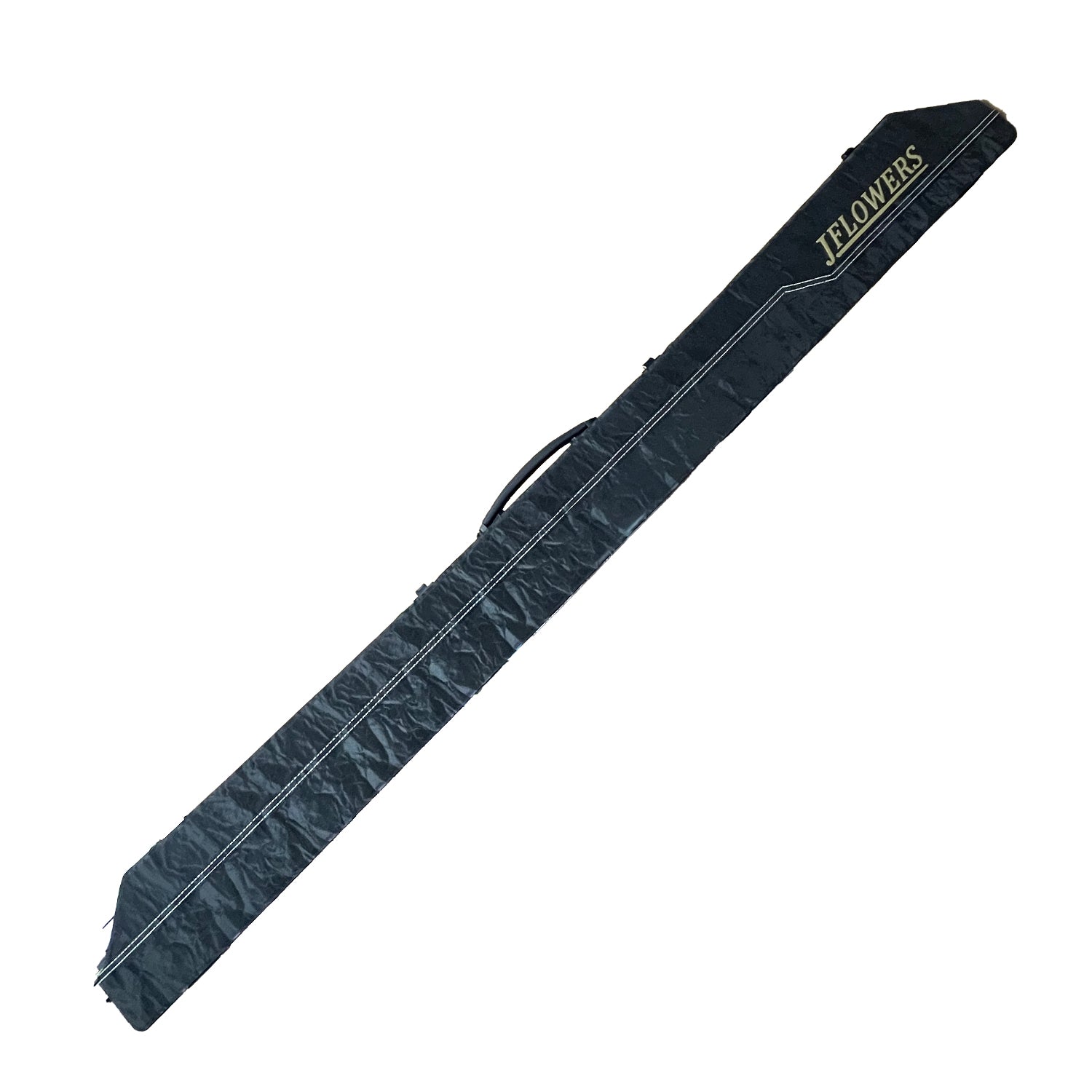 JF Premium Hard Cue Case - High-Capacity Billiard Pool Cue Carrying Case with Combination Lock & Luxury Storage for Cue Accessories J.FLOWERS