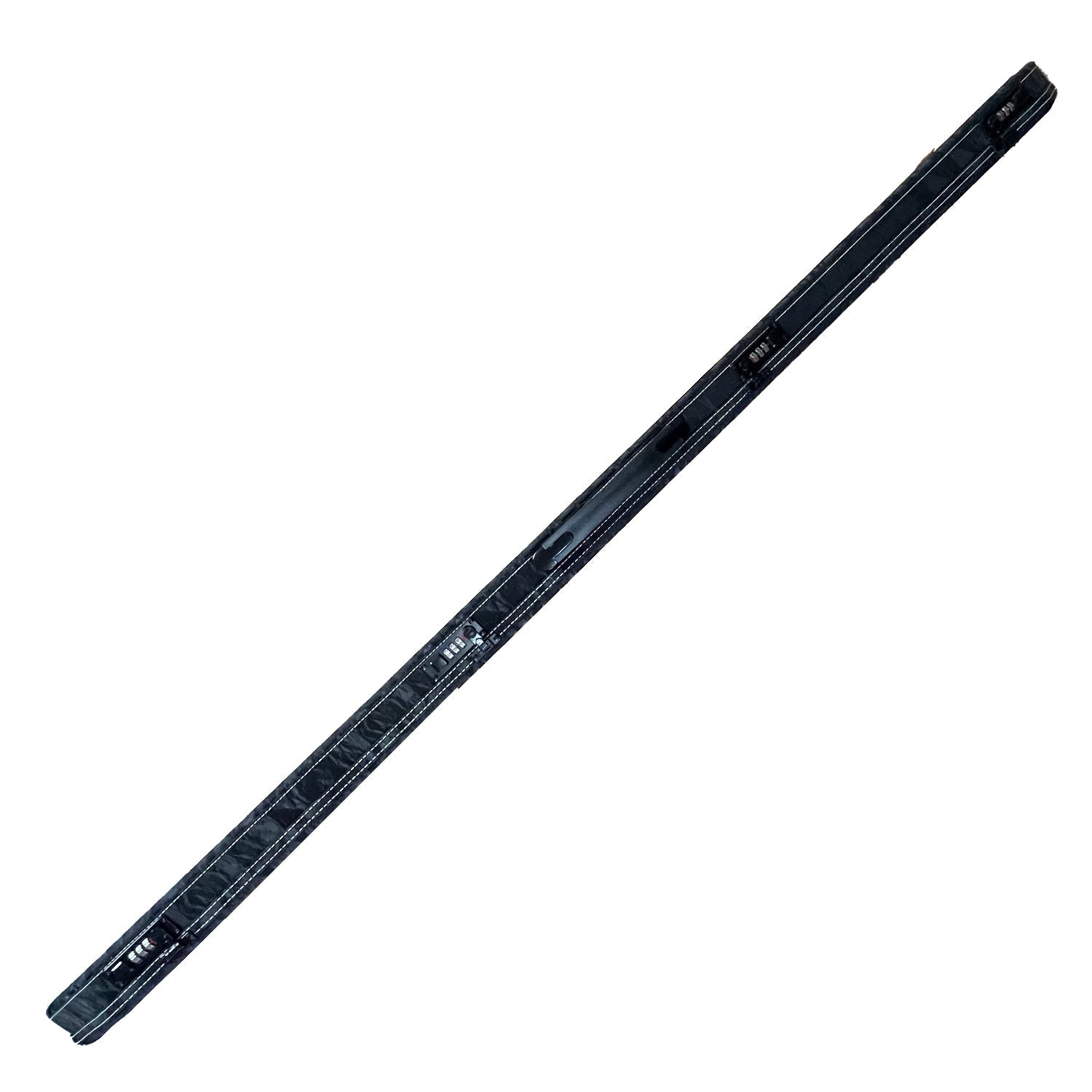 JF Premium Hard Cue Case - High-Capacity Billiard Pool Cue Carrying Case with Combination Lock & Luxury Storage for Cue Accessories J.FLOWERS