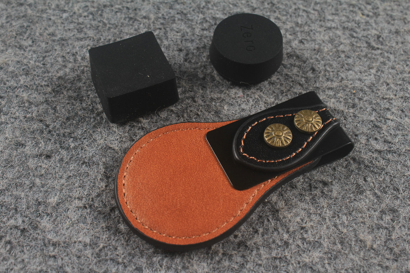 Magnetic Chalk Holder with Belt Clip Chalk Holder WOODS CUES