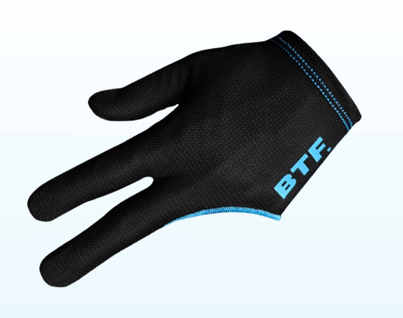 BTF Butterfly 3-Finger Billiard Glove | Non-Exposed & Exposed Finger | XL / L / M WOODS CUES