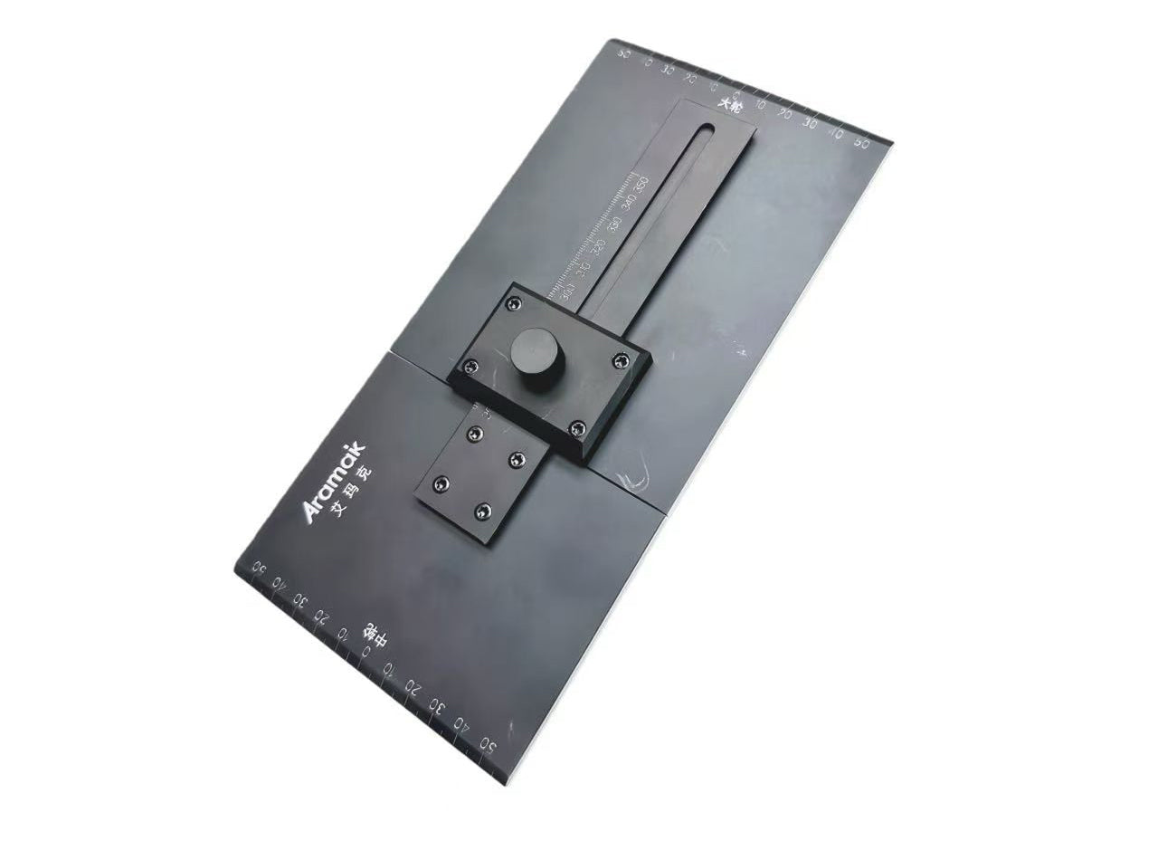 Pool Cue Grip Leather Wrap Cutting Jig / Ruler WOODS CUES