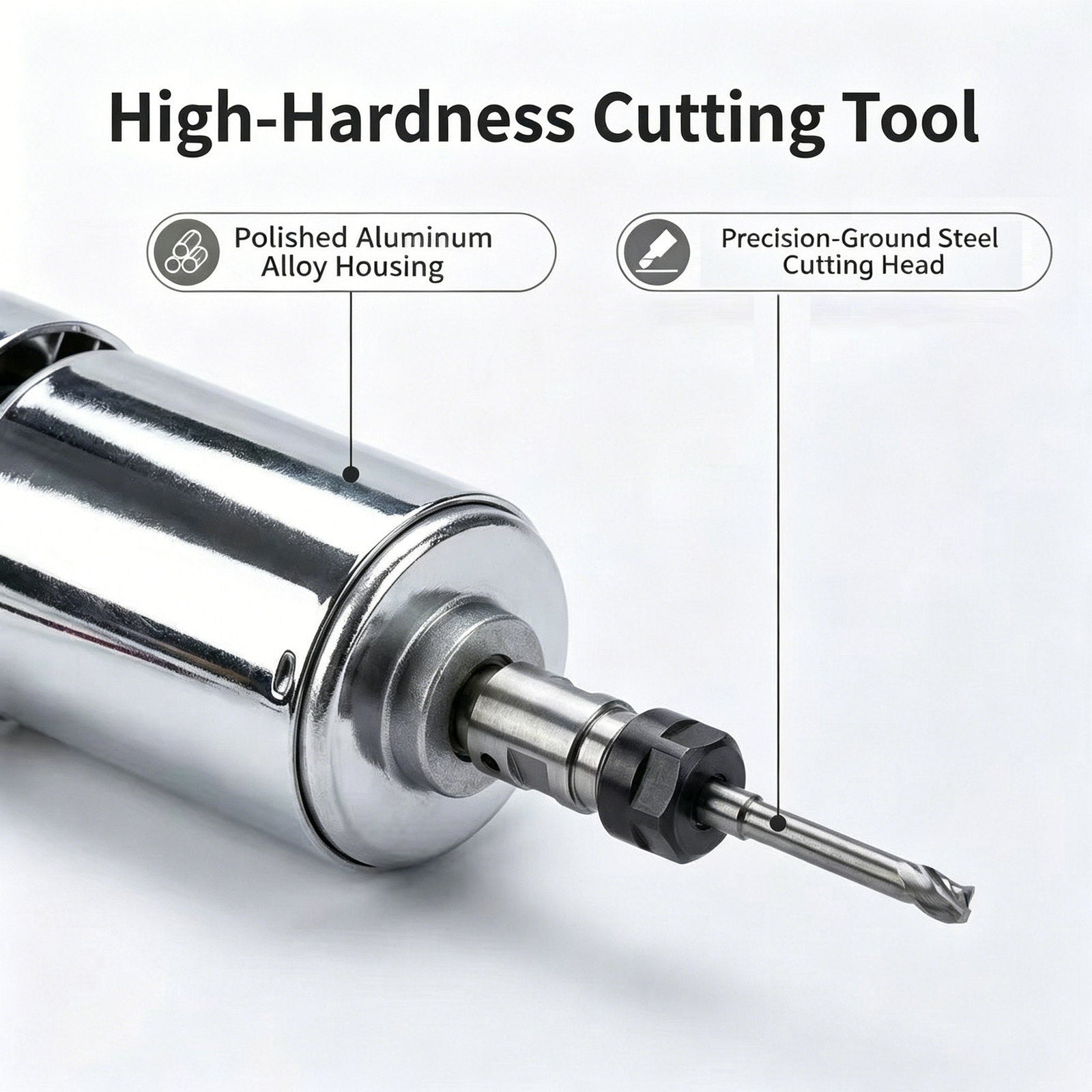 Power Drill Milling Cutter for Billiard Cue Lathe - Precision Thread Cutting, Metric/Inch Switchable WOODS CUES