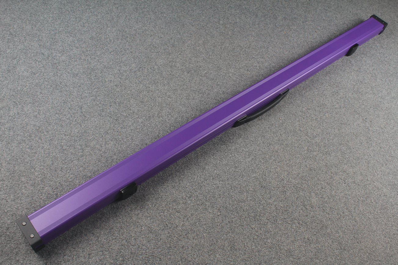 one piece aluminium lockable cue case – 2 Slots(chalk area inside) WOODS CUES