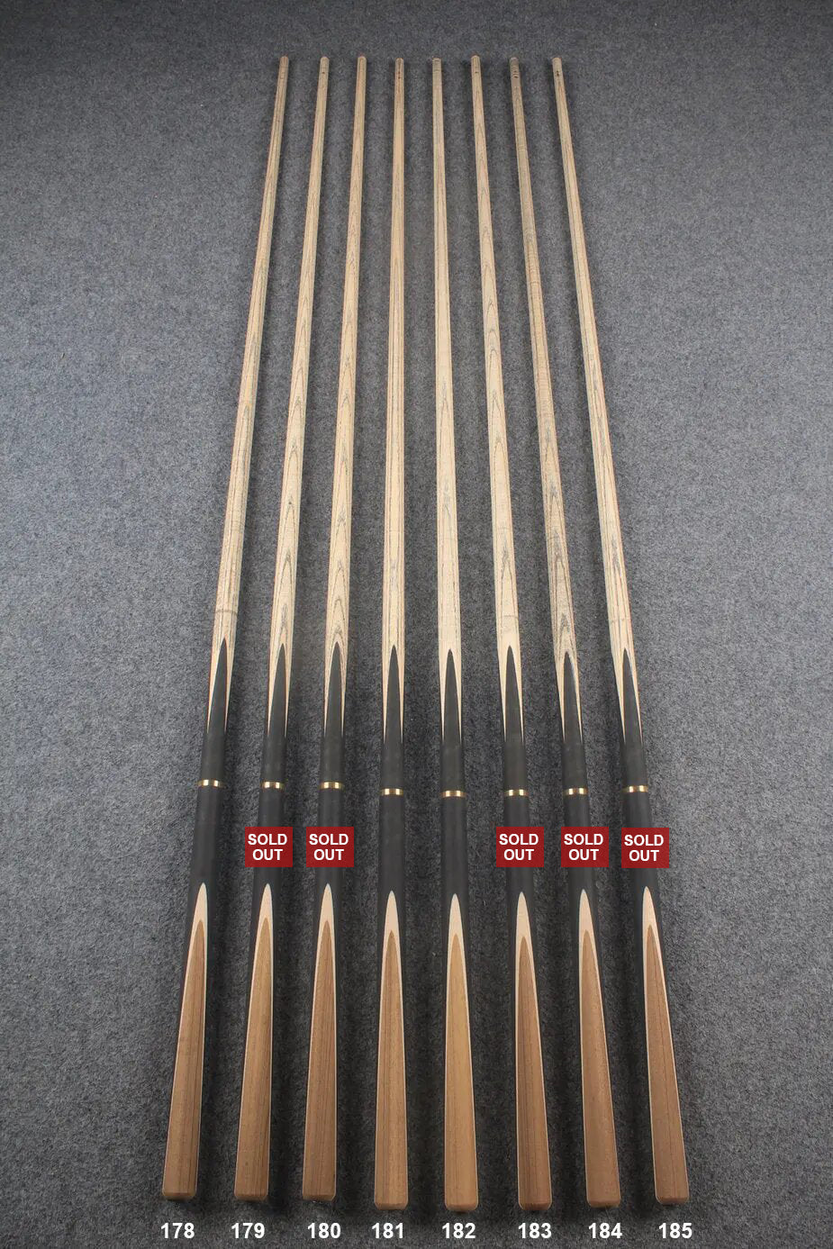 custom-made: 3/4 jointed Ronnie O'Sullivan Replica Snooker Cue #178 - #185 - Handcrafted to Order WOODS CUES