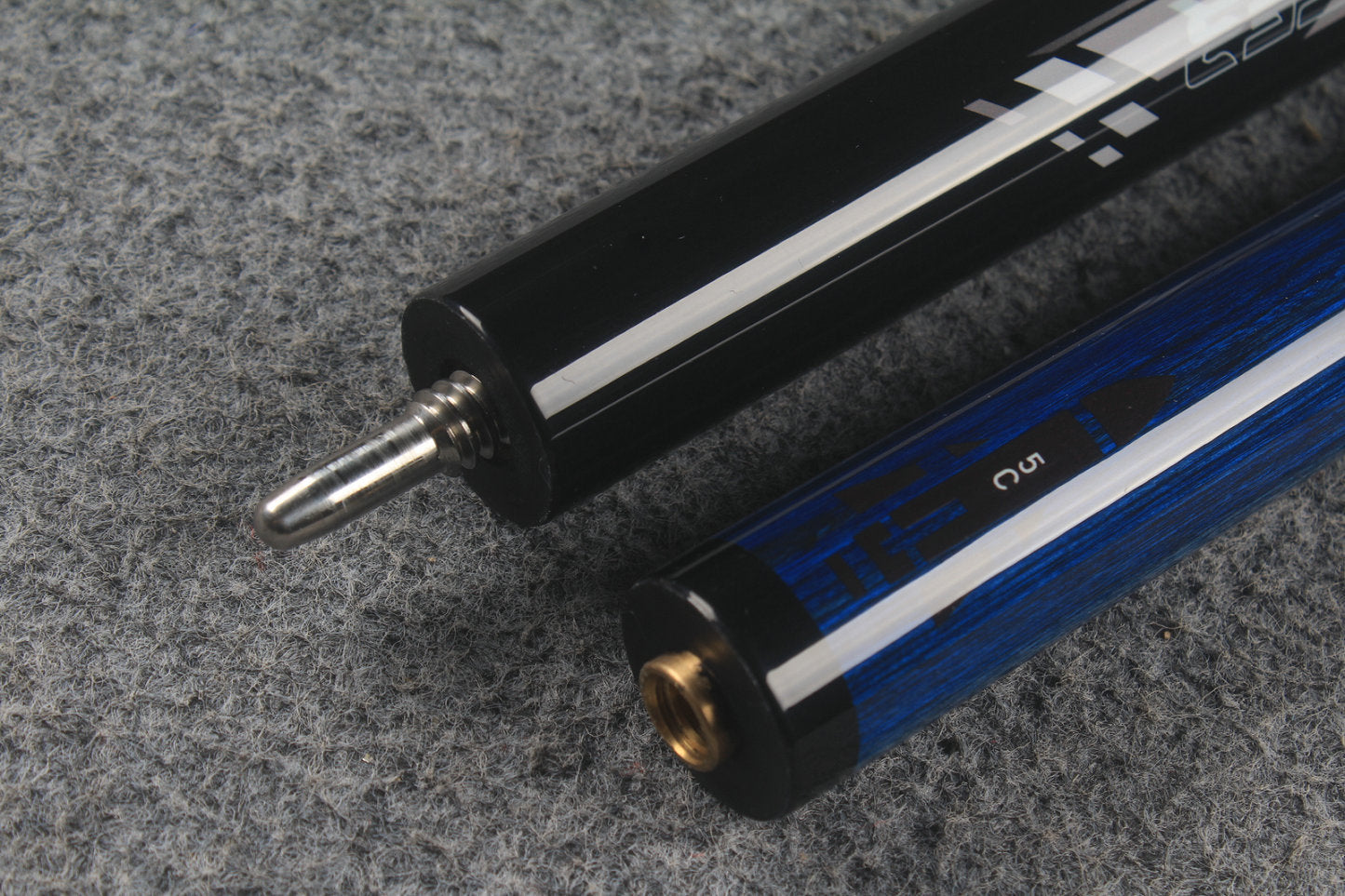 Short Jump & Break All-in-One Cue | Chinese 8-Ball Black Tech LTOMSTRE