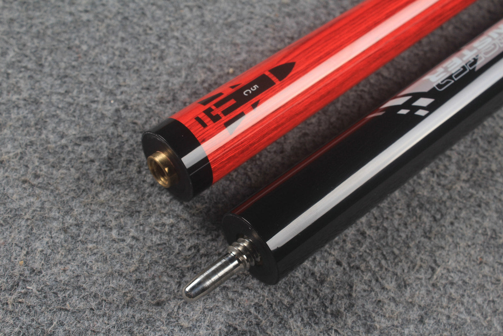 Short Jump & Break All-in-One Cue | Chinese 8-Ball Black Tech LTOMSTRE