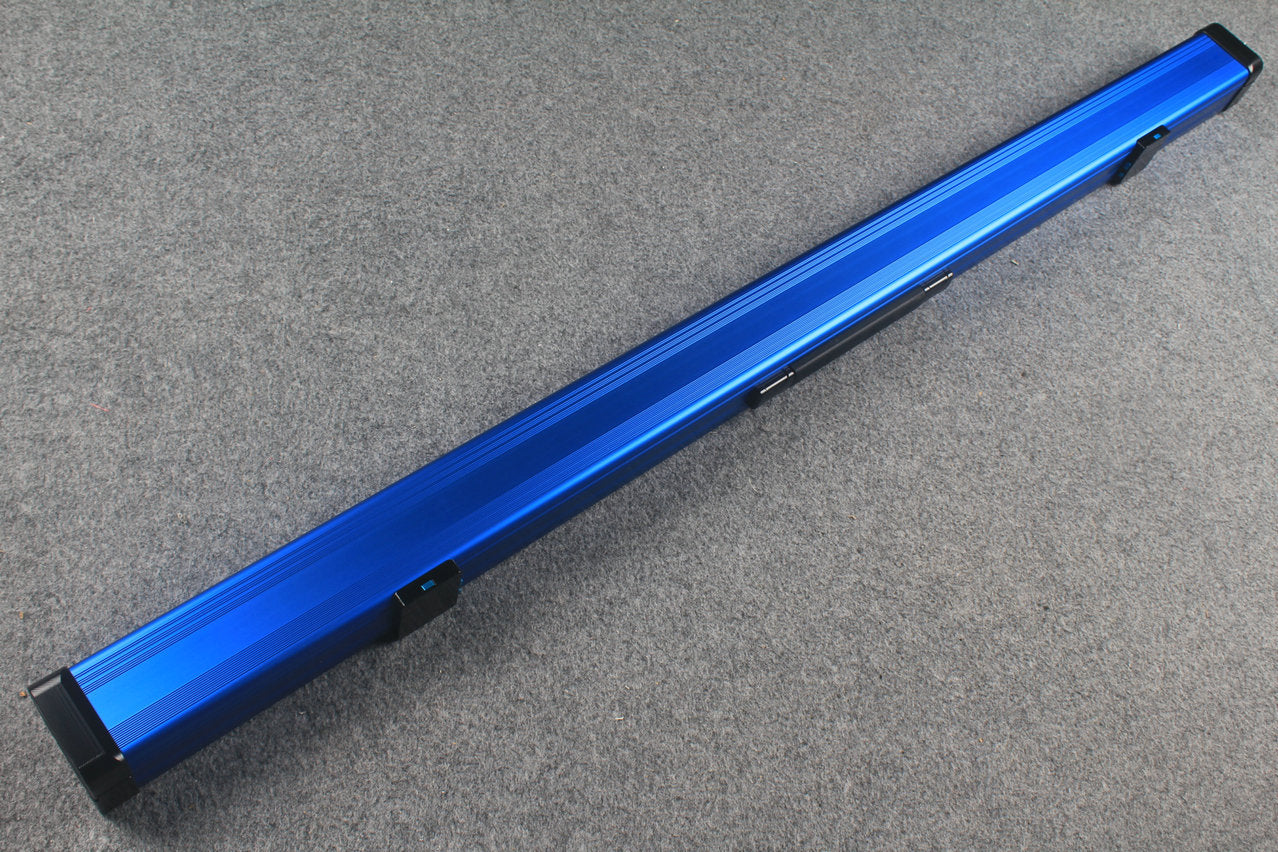 3/4 Premium Aluminium Snooker Cue Case – 2 Slots, Adjustable 120.5/124.8cm Interior